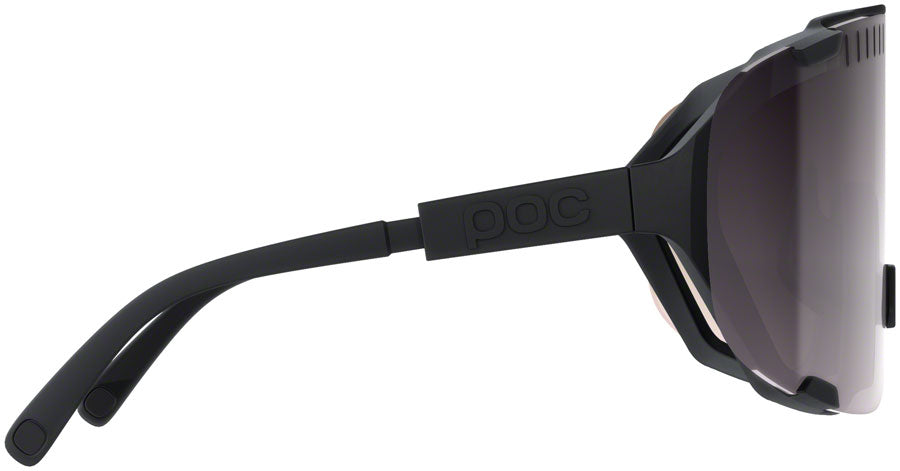 POC Devour Sunglasses - Uranium Black/Brown, Silver Mirror Lens
