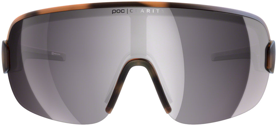 POC Aim Sunglasses - Tortoise Brown, Violet/Silver Mirror Lens