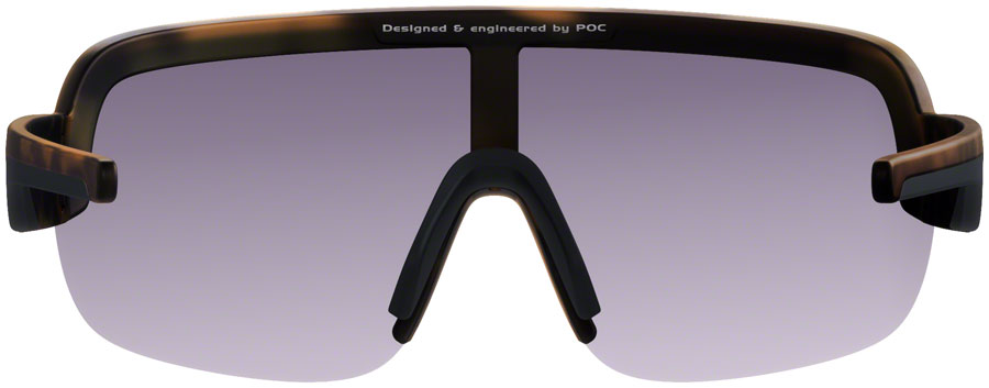 POC Aim Sunglasses - Tortoise Brown, Violet/Silver Mirror Lens