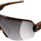 POC Aim Sunglasses - Tortoise Brown, Violet/Silver Mirror Lens
