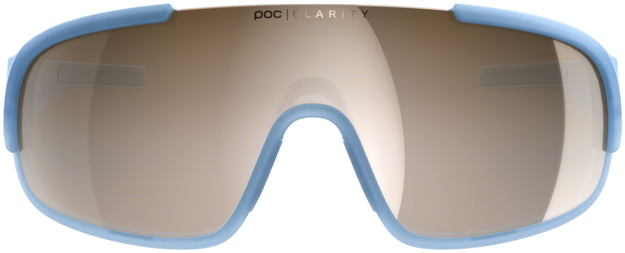 POC Crave Clarity Sunglasses - Basalt Blue/Brown, Silver Mirror Lens