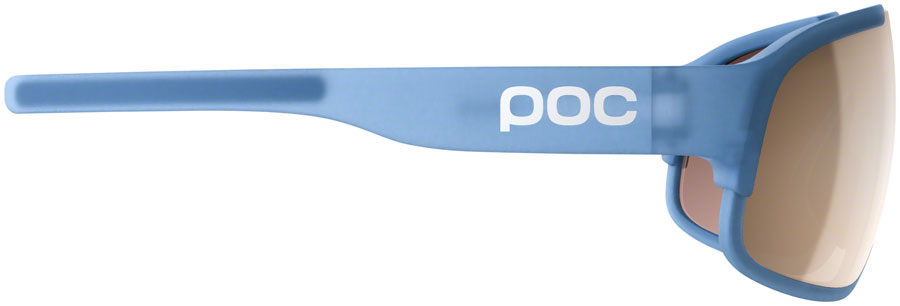 POC Crave Clarity Sunglasses - Basalt Blue/Brown, Silver Mirror Lens