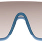 POC Crave Clarity Sunglasses - Basalt Blue/Brown, Silver Mirror Lens