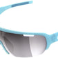 POC Do Half Blade Sunglasses - Basalt Blue, Violet/Silver Mirror Lens