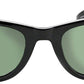 ONE Dylan Polarized Sunglasses: Shiny Black with Polarized Gray Lens
