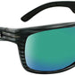 ONE Timberline Polarized Sunglasses: Matte Driftwood Gray with Polarized Smoke Green Mirror Lens