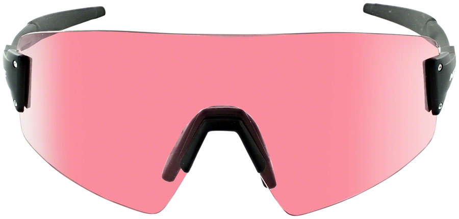 Optic Nerve FixieBLAST Sunglasses - Matte Black, Rose Lens