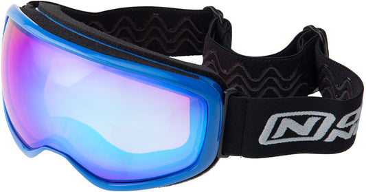 Optic Nerve Snoasis Goggles - Blue, High Contrast Orange Lens with Blue Mirror