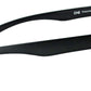 ONE by Optic Nerve Boiler Sunglasses - Matte Black, Polarized Smoke Lens with Red Mirror