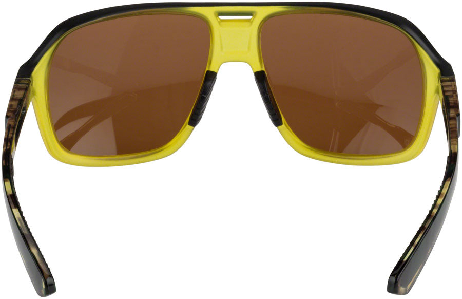 ONE by Optic Nerve Molotov Sunglasses - Tortuga Green with Black, Polarized Brown Lens