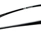 ONE Tightrope Polarized Sunglasses: Shiny Black with Brown Silver Flash Lens