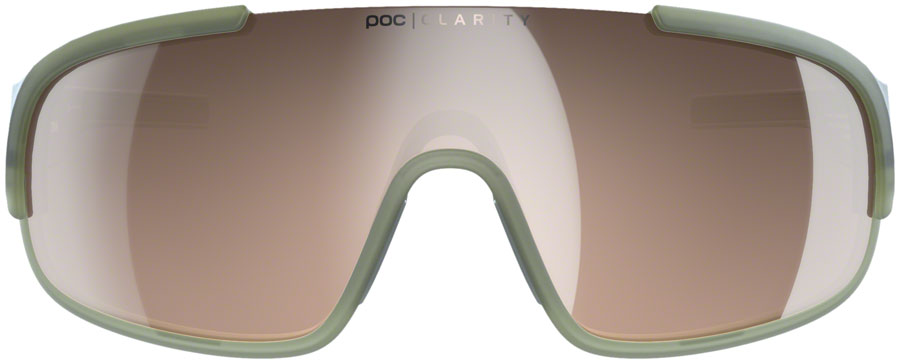 POC Crave Sunglasses - Transparent Green Brown/Violet Mirror