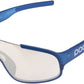 POC Crave Sunglasses - Transparent Blue Brown/Silver Mirror