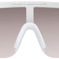 POC AIM Sunglasses - Hydrogen White, Violet/Silver-Mirror Lens