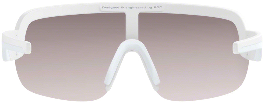 POC AIM Sunglasses - Hydrogen White, Violet/Silver-Mirror Lens