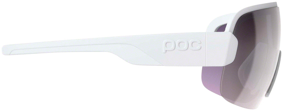 POC AIM Sunglasses - Hydrogen White, Violet/Silver-Mirror Lens