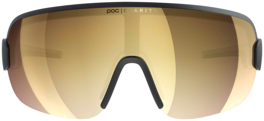 POC AIM Sunglasses - Uranium Black, Violet/Gold-Mirror Lens