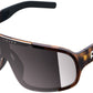 POC Aspire Sunglasses - Tortoise Brown, Violet/Silver-Mirror Lens