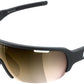 POC Do Half Blade Sunglasses - Uranium Black, Violet/Gold-Mirror Lens