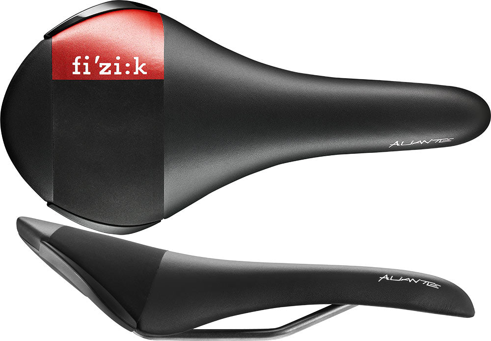Fizik Aliante R3 Kium Microtex Cover Road Kium Rail Saddle Red/Black