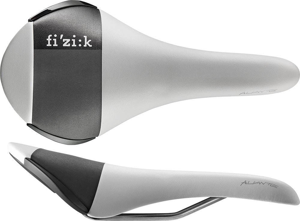 Fizik Aliante R3 Kium Microtex Cover Road Kium Rail Saddle White/Black