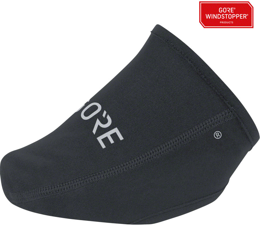GORE C3 WINDSTOPPER Toe Cover - Black, Fits Shoe Sizes 9-13
