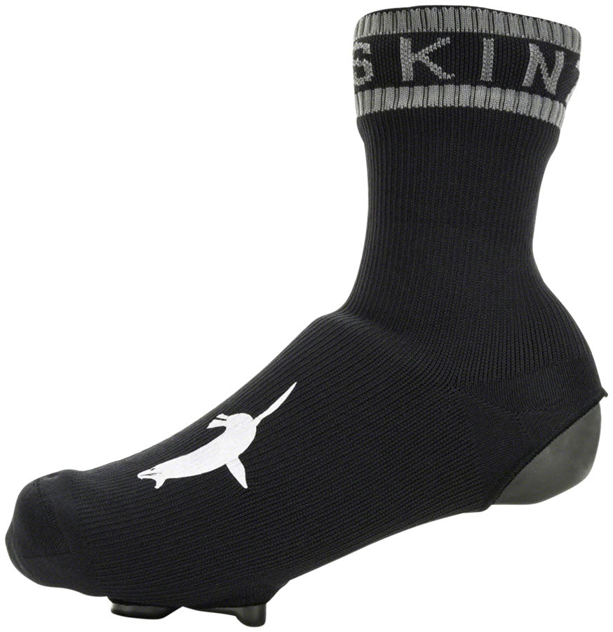 SealSkinz Waterproof All Weather Cycle Oversock Shoe Cover - Black/Gray, X-Large