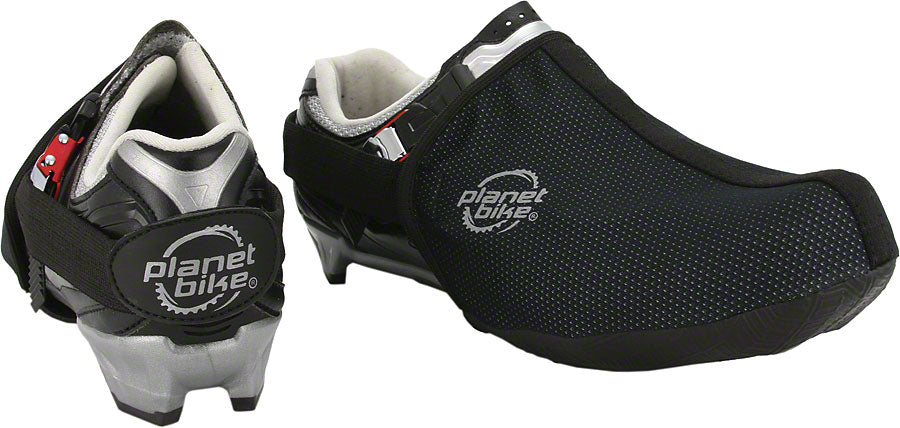 Planet Bike Dasher Toe Shoe Cover: Black, MD