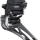 Shimano Ultegra FD-R8150 Di2 Front Derailleur - 2x12-Speed, Braze-on, Down Swing, For 50-54t Max, Black/Silver