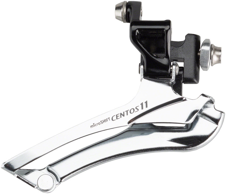 microSHIFT Centos Front Derailleur - 11-Speed Double, Braze-On, 56t Max