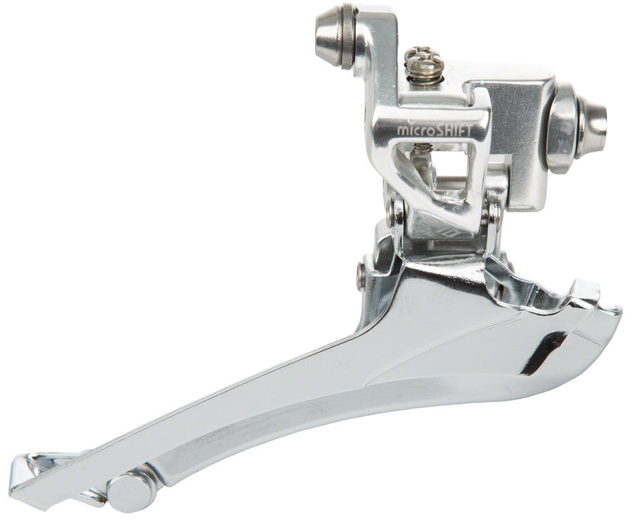 microSHIFT R10 Front Derailleur - 10-Speed, Double, 56t Max, Braze-on, Shimano