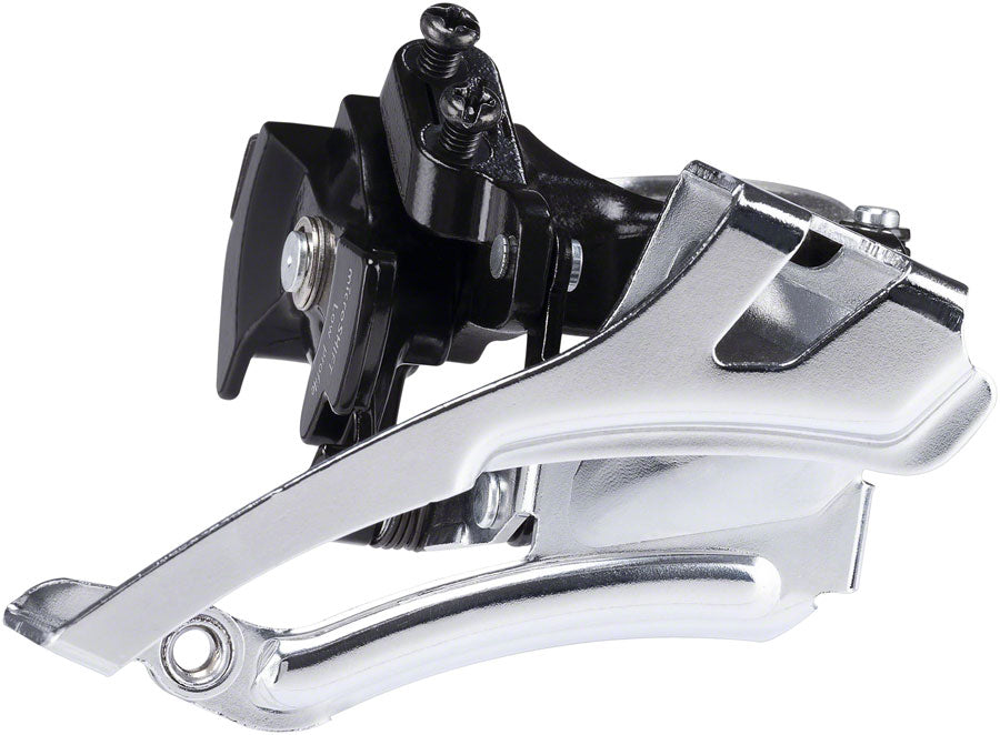 microSHIFT MarvoLT Front Derailleur - 8-Speed Double, 38t Max, Mid-Mount Band
