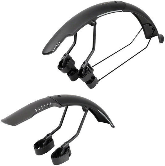 Topeak Tetrafender G1 / G2 Fender Set - Fits Up To 650/700 x 50 Gravel Tire, Black