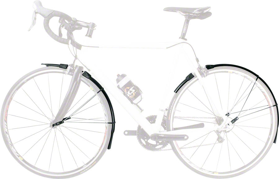 SKS Raceblade Long Fender Set, 700 x 18-25: Black – Velo Mine