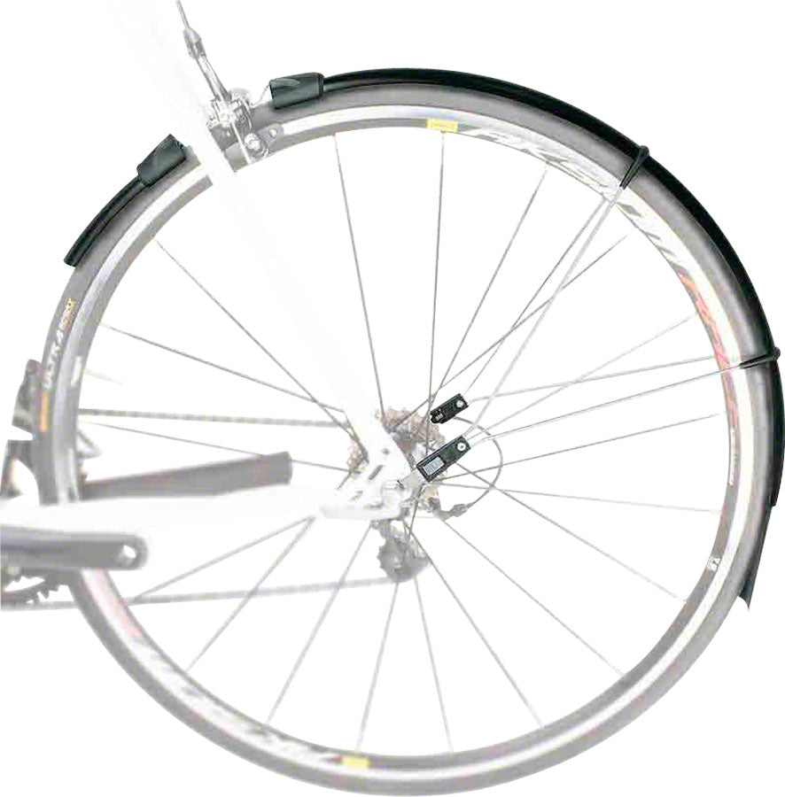 SKS Raceblade Long Fender Set, 700 x 18-25: Black