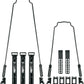 SKS Veloflexx 65 29"  Clip-On Fender Set - 29x2.35, Black