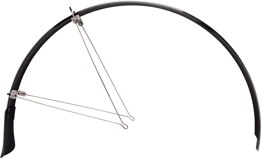 Planet Bike Cascadia ALX 26" x 1.4-1.9" Rear Recumbent Fender: Each, Black