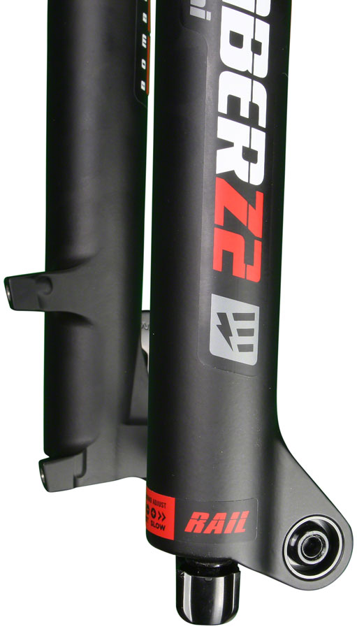 Marzocchi Bomber Z2 E-Optimized Suspension Fork - 27.5", 140 mm, 15 x 110 mm, 44 mm Offset, Matte Black, RAIL, Sweep Adjust