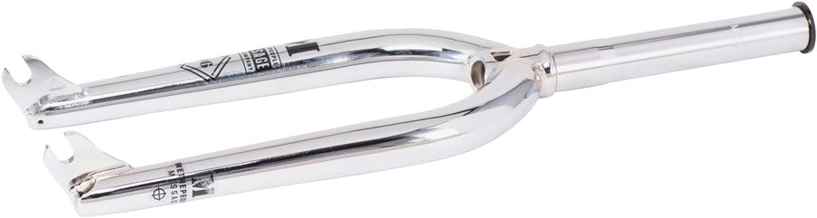 We The People Message BMX Fork - 3/8" Slots, Chrome