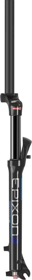 SR Suntour Epixon-9 LO R Suspension Fork - 27.5", 100mm, 1 1/8" Threadless, QR x 100mm, Disc, Black