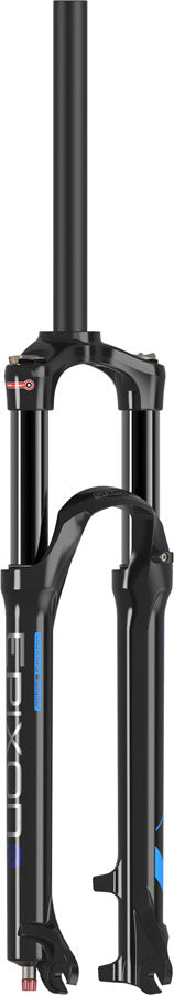 SR Suntour Epixon-9 LO R Suspension Fork - 27.5", 100mm, 1 1/8" Threadless, QR x 100mm, Disc, Black