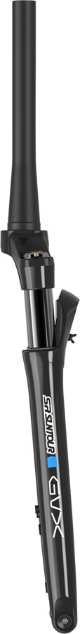 SR Suntour GVX LO R Suspension Fork - 700c, 40mm, Tapered, 12 x 100mm, Disc, Black