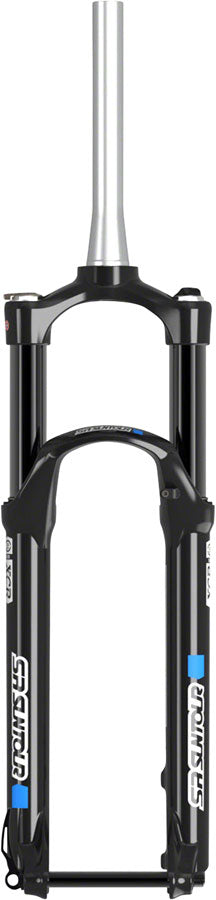 SR Suntour XCR 34 Coil Suspension Fork - 27.5", 130mm, Tapered, 15 x 110mm, Disc, Black