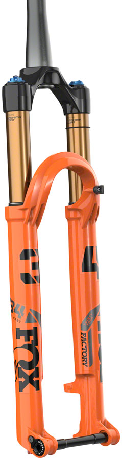 FOX 34 Step-Cast Factory Suspension Fork - 29", 100 mm, 15 x 110 mm, 44 mm Offset, Shiny Orange, FIT4, Push-Lock, Kabolt