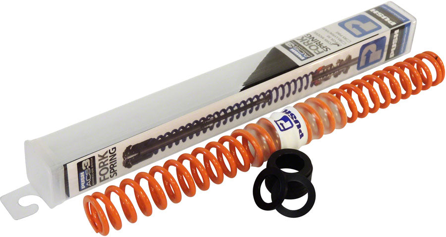 PUSH Industries ACS3 Spring Assembly - 140-170mm, 2014-Current FOX 36, 40 lb/in Spring Weight, Orange