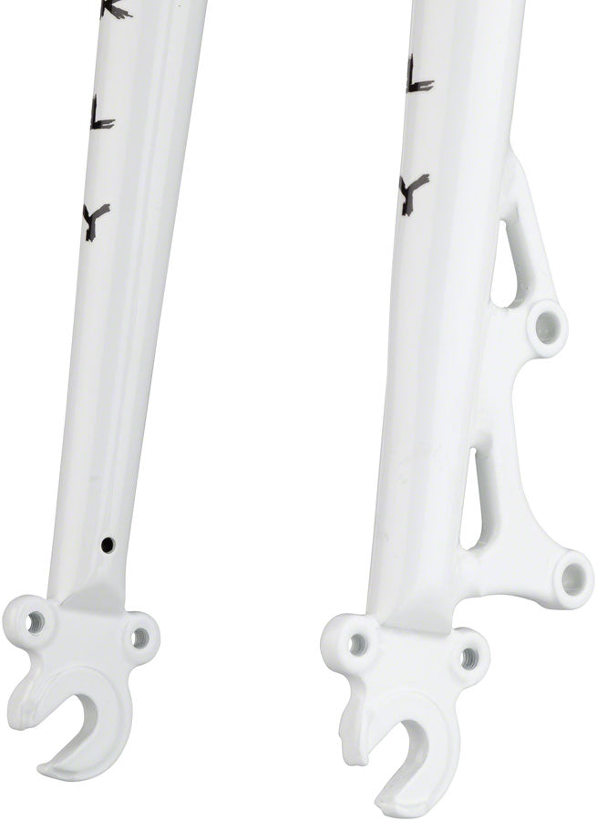 Surly Preamble 700c Fork, 9x100mm, QR, 1-1/8" Straight Steerer, Steel, Thorfrost White
