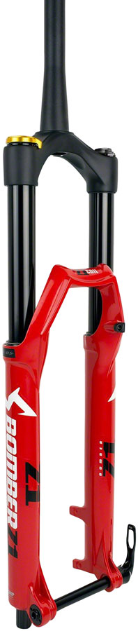 Marzocchi Bomber Z1 Coil Suspension Fork - 27.5", 180 mm, 15 x 110 mm, 44 mm Offset, Gloss Red GRIP, Sweep Adjust