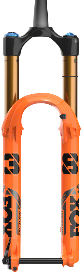 FOX 38 Factory Suspension Fork - 27.5", 170 mm, 15QR x 110 mm, 44 mm Offset, Shiny Orange, Grip 2