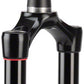 RockShox Crown/Steerer/Uppertube Assembly - Pike DJ Solo Air, 26", 40mm Offset, Aluminium Taper Steerer, 0.5mm Thread Pitch, B1, Bla ck