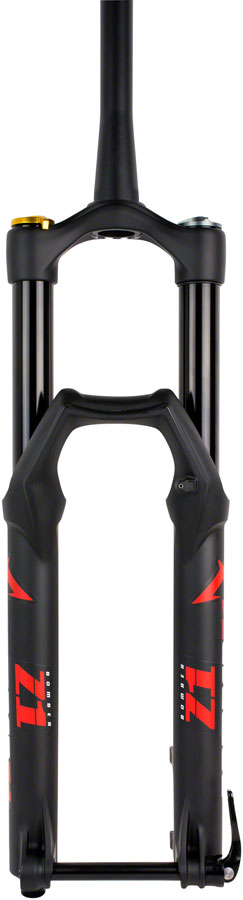 Marzocchi Bomber Z1 Suspension Fork - 27.5", 160 mm, 15 x110 mm, 44 mm Offset, Matte Black, GRIP, Sweep Adjust